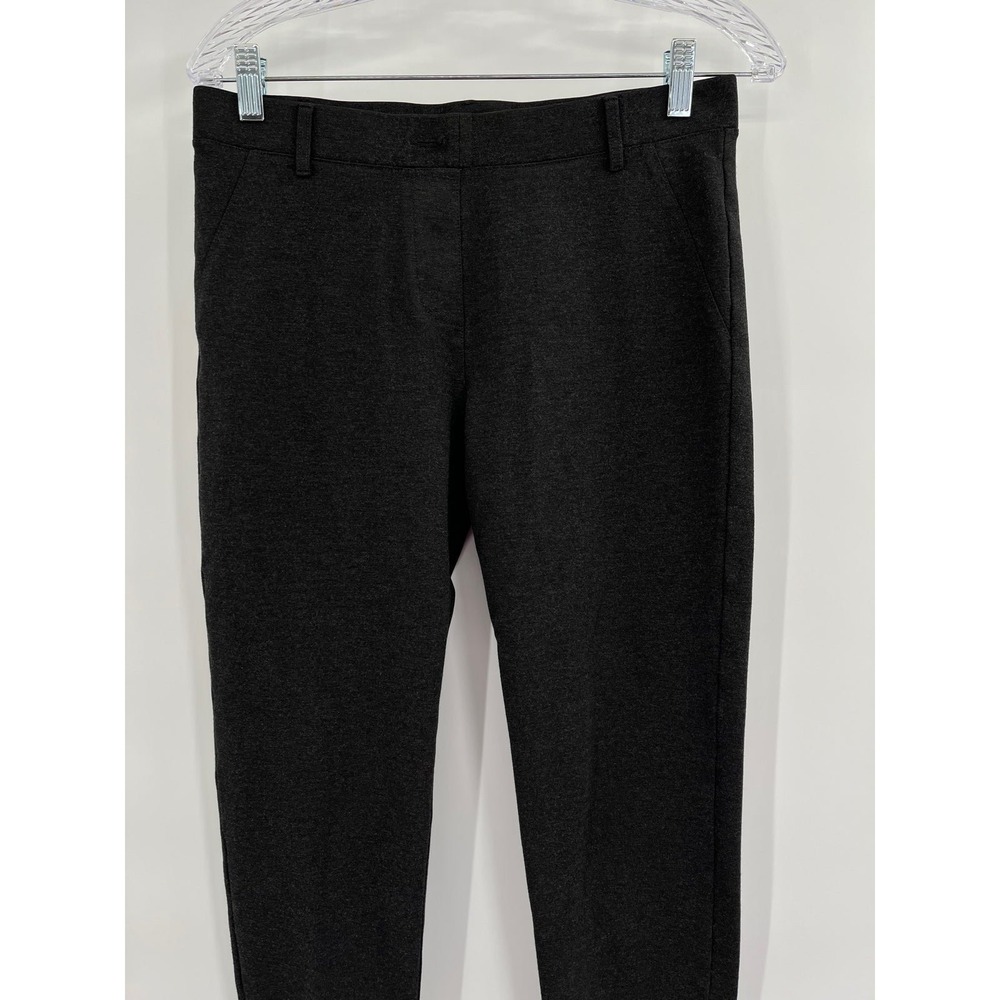 Betabrand Womens Skinny Leg Classic Dress Yoga Pants Dark Gray‎ Sz Medium